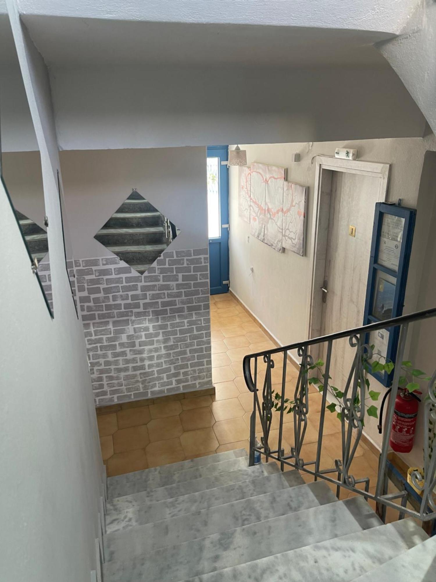 Pansion Katerina Otel Skála Eresoú Dış mekan fotoğraf