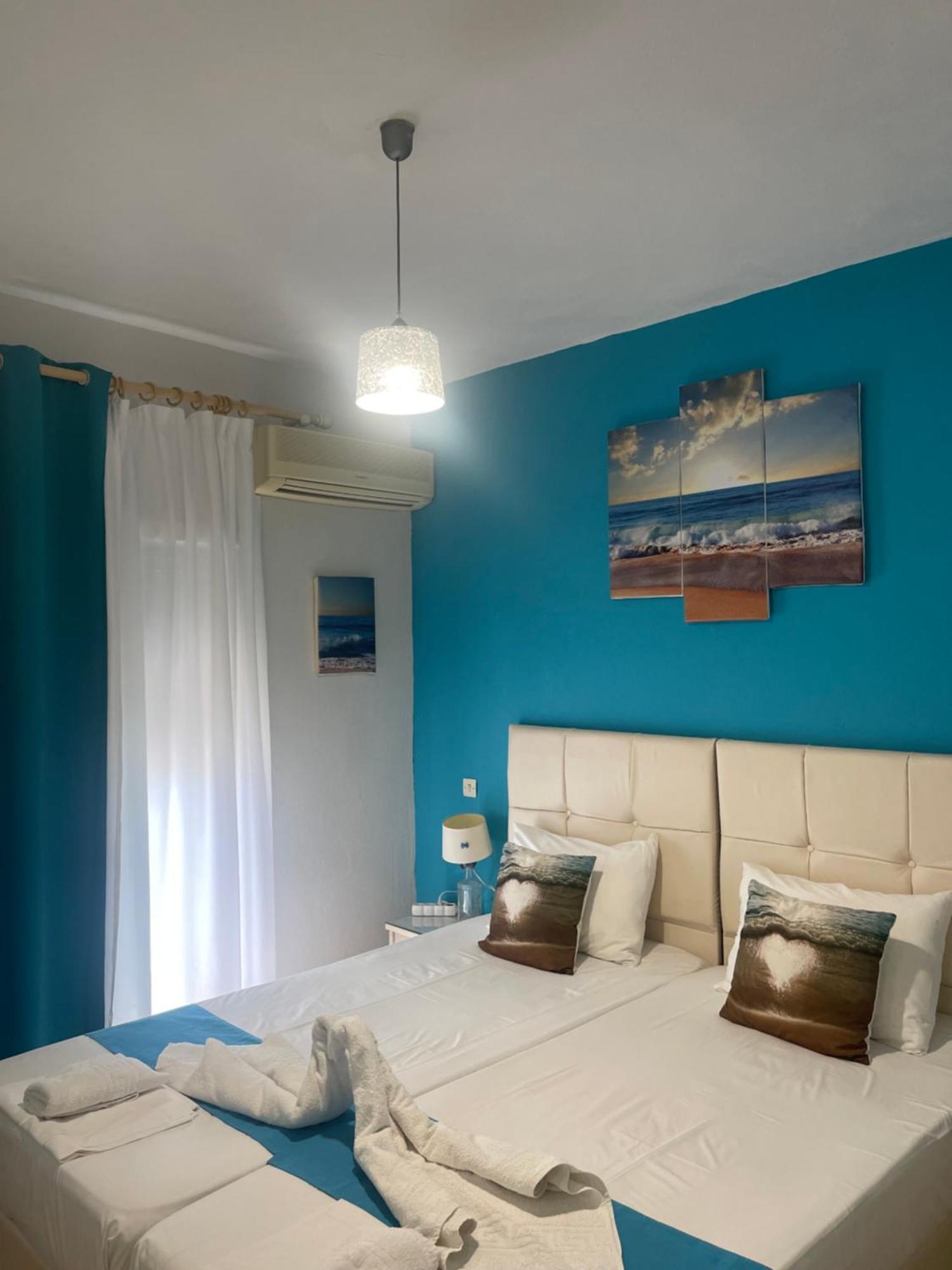 Pansion Katerina Otel Skála Eresoú Dış mekan fotoğraf