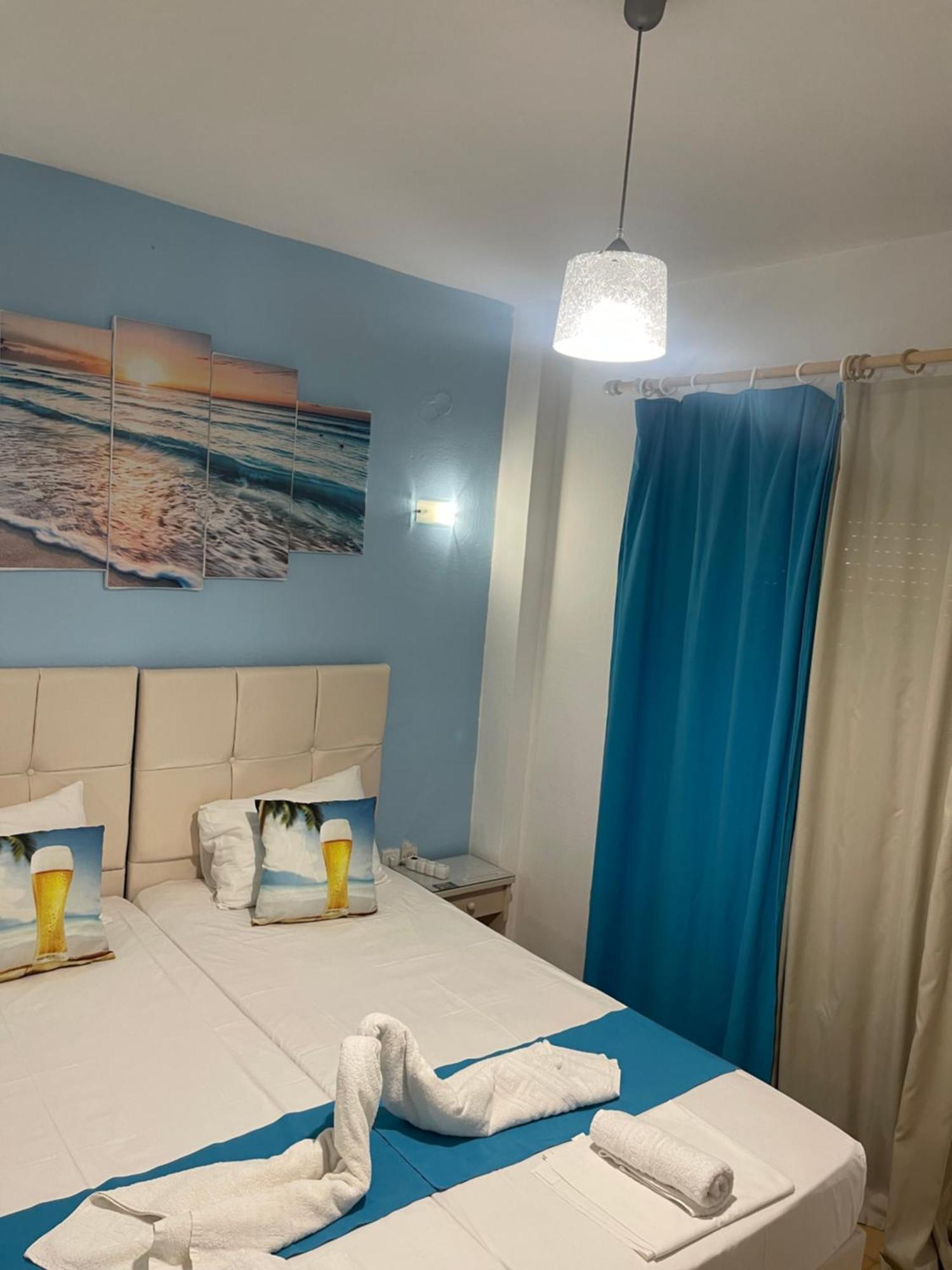 Pansion Katerina Otel Skála Eresoú Dış mekan fotoğraf