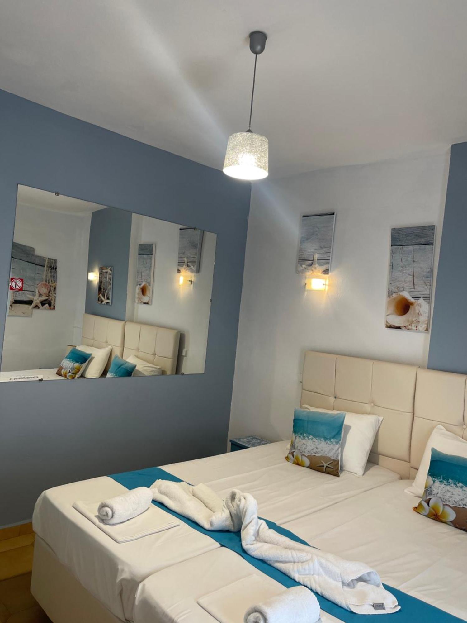 Pansion Katerina Otel Skála Eresoú Dış mekan fotoğraf