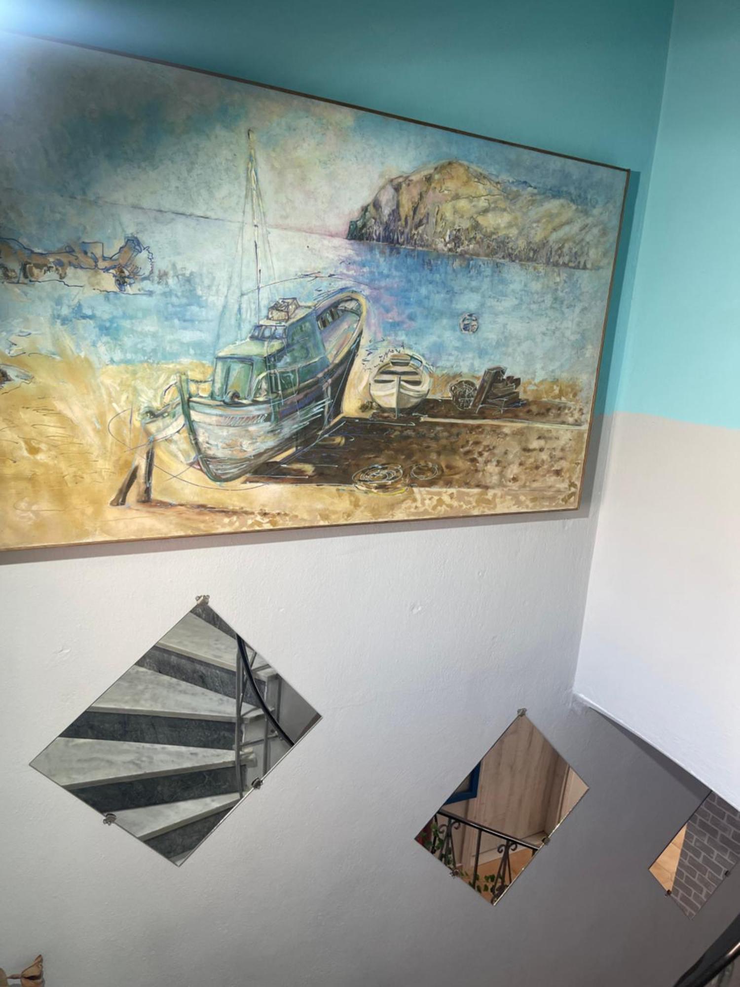 Pansion Katerina Otel Skála Eresoú Dış mekan fotoğraf